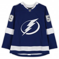 Jake Guentzel Tampa Bay Lightning Autographed Fanatics Authentic Blue Fanatics Premium Jersey