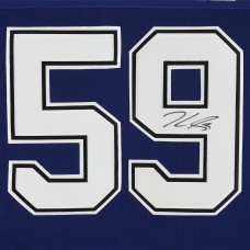 Jake Guentzel Tampa Bay Lightning Autographed Fanatics Authentic Blue Fanatics Premium Jersey