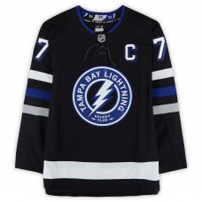 Victor Hedman Tampa Bay Lightning Autographed Fanatics Authentic Black Alternate Fanatics Premium Jersey