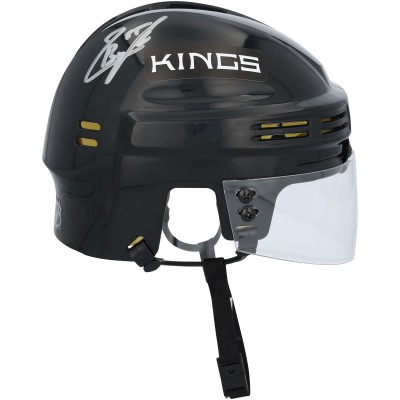 Quinton Byfield Los Angeles Kings Autographed Fanatics Authentic Black Mini Helmet