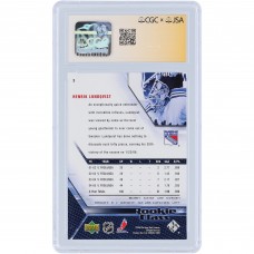 Henrik Lundqvist New York Rangers Autographed 2005-06 Upper Deck Rookie Class #3 CGC Fanatics Witnessed Authenticated 10/10 Rookie Card