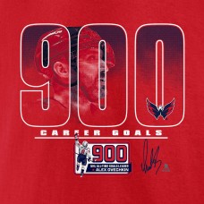 Футболка Washington Capitals Alexander Ovechkin Red 900th Career Goal