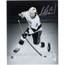 Adrian Kempe Los Angeles Kings Autographed Fanatics Authentic 8 x 10 White Jersey Shooting Spotlight Photograph