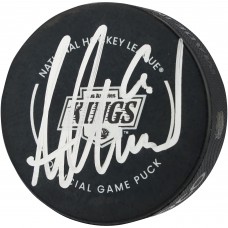 Adrian Kempe Los Angeles Kings Autographed Fanatics Authentic Official Game Puck