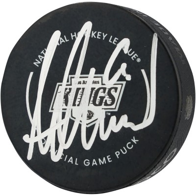 Adrian Kempe Los Angeles Kings Autographed Fanatics Authentic Official Game Puck