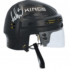 Adrian Kempe Los Angeles Kings Autographed Fanatics Authentic Black Mini Helmet
