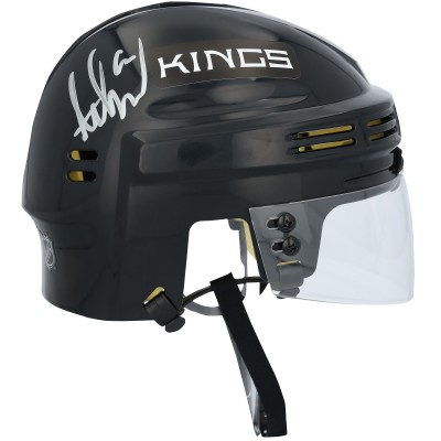 Adrian Kempe Los Angeles Kings Autographed Fanatics Authentic Black Mini Helmet