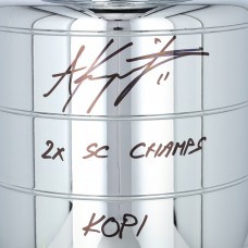 Anze Kopitar Los Angeles Kings Autographed Fanatics Authentic 2 Replica Stanley Cup with Multiple Inscriptions - Limited Edition of 5
