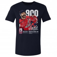 Футболка Washington Capitals Alexander Ovechkin 500 Level Navy 900th Career Goal Tri-Blend