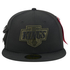 Бейсболка Los Angeles Kings New Era x Alpha Industries Black 59FIFTY Бейсболка Los Angeles Kings New Era x Alpha Industries Black 59FIFTY