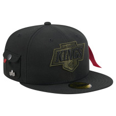 Бейсболка Los Angeles Kings New Era x Alpha Industries Black 59FIFTY Бейсболка Los Angeles Kings New Era x Alpha Industries Black 59FIFTY