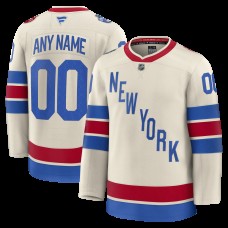 Именная джерси New York Rangers Fanatics Beige 2026 NHL Winter Classic Premium Именная джерси New York Rangers Fanatics Beige 2026 NHL Winter Classic Premium