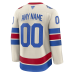 Именная джерси New York Rangers Fanatics Beige 2026 NHL Winter Classic Premium