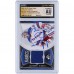 Henrik Lundqvist New York Rangers Autographed 2009-10 Upper Deck SP Game Used Authentic Fabrics Relic #AF-HL CGC Fanatics Witnessed Authenticated Auto 10 Card