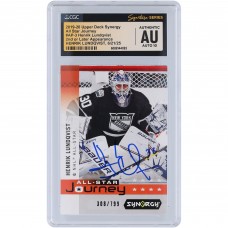 Henrik Lundqvist New York Rangers Autographed 2019-20 Upper Deck Synergy All Star Journey #AP-3 #/799 CGC Fanatics Witnessed Authenticated Auto 10 Card