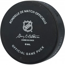 Connor Bedard Chicago Blackhawks Autographed Fanatics Authentic 100th Anniversary Official Game Puck with 1st NHL Hat Trick 10-28-25 Inscription Connor Bedard Chicago Blackhawks Autographed Fanatics Authentic 100th Anniversary Official Game Puck with 1st NHL Hat Trick 10-28-25 Inscription