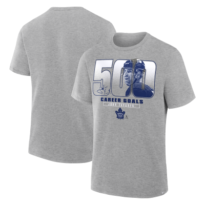 Toronto Maple Leafs John Tavares Gray Legacy Milestone T-Shirt