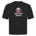 New York Islanders Levelwear Black Team Surge Luxe Signature Knit T-Shirt