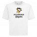 Pittsburgh Penguins Levelwear White Team Surge Luxe Signature Knit T-Shirt