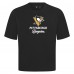 Pittsburgh Penguins Levelwear Black Team Surge Luxe Signature Knit T-Shirt