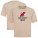 New Jersey Devils Levelwear Khaki Team Surge Luxe Signature Knit T-Shirt