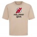 New Jersey Devils Levelwear Khaki Team Surge Luxe Signature Knit T-Shirt