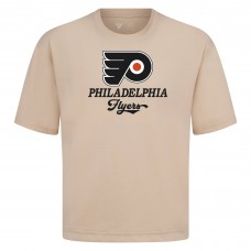 Philadelphia Flyers Levelwear Khaki Team Surge Luxe Signature Knit T-Shirt