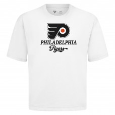 Philadelphia Flyers Levelwear White Team Surge Luxe Signature Knit T-Shirt