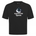 Vancouver Canucks Levelwear Black Team Surge Luxe Signature Knit T-Shirt