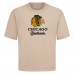 Chicago Blackhawks Levelwear Khaki Team Surge Luxe Signature Knit T-Shirt