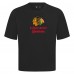 Chicago Blackhawks Levelwear Black Team Surge Luxe Signature Knit T-Shirt