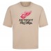 Detroit Red Wings Levelwear Khaki Team Surge Luxe Signature Knit T-Shirt