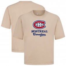Montreal Canadiens Levelwear Khaki Team Surge Luxe Signature Knit T-Shirt Montreal Canadiens Levelwear Khaki Team Surge Luxe Signature Knit T-Shirt