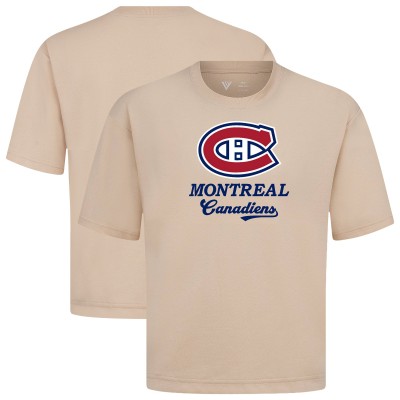 Montreal Canadiens Levelwear Khaki Team Surge Luxe Signature Knit T-Shirt