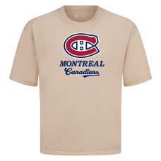 Montreal Canadiens Levelwear Khaki Team Surge Luxe Signature Knit T-Shirt Montreal Canadiens Levelwear Khaki Team Surge Luxe Signature Knit T-Shirt