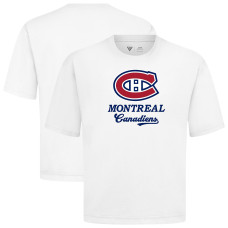 Футболка Montreal Canadiens Levelwear White Team Surge Luxe Signature Knit