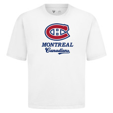 Футболка Montreal Canadiens Levelwear White Team Surge Luxe Signature Knit