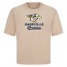 Nashville Predators Levelwear Khaki Team Surge Luxe Signature Knit T-Shirt