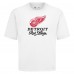 Detroit Red Wings Levelwear White Team Surge Luxe Signature Knit T-Shirt