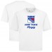 New York Rangers Levelwear White Team Surge Luxe Signature Knit T-Shirt