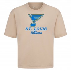 St. Louis Blues Levelwear Khaki Team Surge Luxe Signature Knit T-Shirt