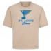 St. Louis Blues Levelwear Khaki Team Surge Luxe Signature Knit T-Shirt