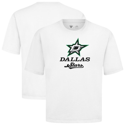 Dallas Stars Levelwear White Team Surge Luxe Signature Knit T-Shirt