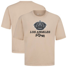 Los Angeles Kings Levelwear Khaki Team Surge Luxe Signature Knit T-Shirt