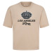 Los Angeles Kings Levelwear Khaki Team Surge Luxe Signature Knit T-Shirt