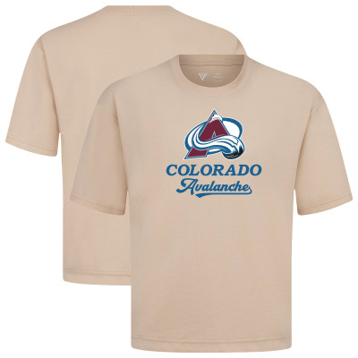 Colorado Avalanche Levelwear Khaki Team Surge Luxe Signature Knit T-Shirt