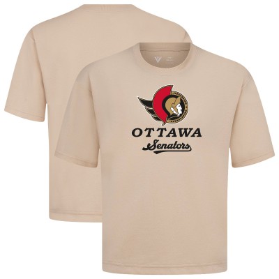 Ottawa Senators Levelwear Khaki Team Surge Luxe Signature Knit T-Shirt