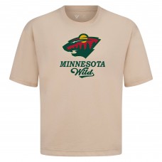 Minnesota Wild Levelwear Khaki Team Surge Luxe Signature Knit T-Shirt