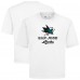 San Jose Sharks Levelwear White Team Surge Luxe Signature Knit T-Shirt