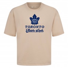 Toronto Maple Leafs Levelwear Khaki Team Surge Luxe Signature Knit T-Shirt